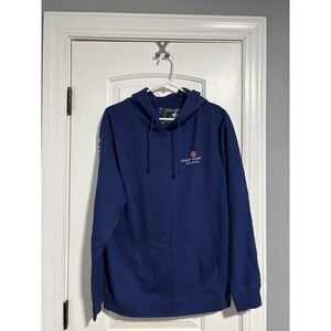 Simply Southern Collection Navy Pullover Sweatshirt Hoodie Womens Size Medium